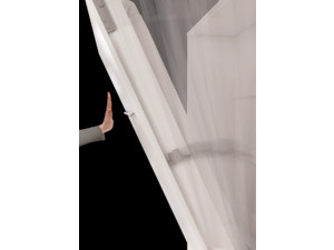 Výklopná postel Concept Pro CP-01p (140) - bílý lesk