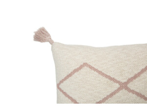 Polštář Lorena Canals pletený, růžový vzor - Little Oasis