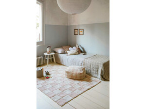 Kostkovaný koberec 120 x 160 cm Lorena Canals - světle růžový