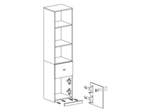 Regál Mobi MO-5 L/P