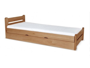 Postel Relax 140 (masiv) s úložným prostorem