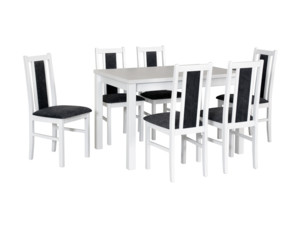 Jídelní stůl Max V, 6x židle Boss XIV