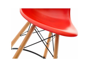 Barová židle EPS Wood 1 červená
