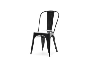 Kovová židle Factory 1 - černá