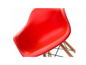 Barová židle EPS Wood 2 červená