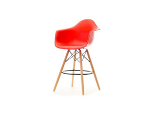 Barová židle EPS Wood 2 červená