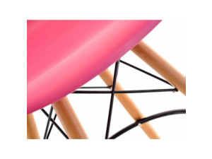 Barová židle EPS Wood 2 růžová
