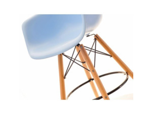Barová židle EPS Wood 2 modrá