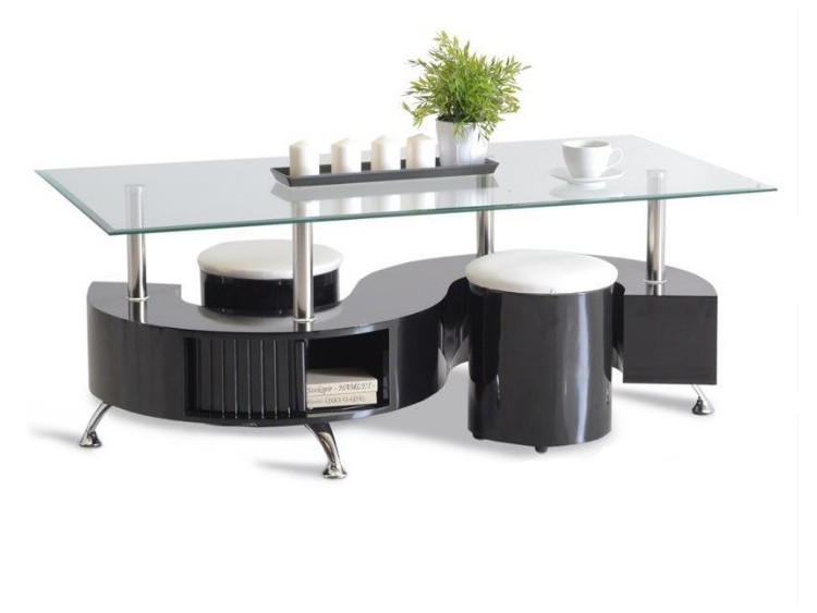 Konferenční stolek Aria - černý