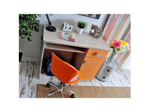 Dětská otočná židle Mobi - oranžová