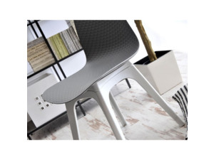 Židle Caro DSX šedobílá