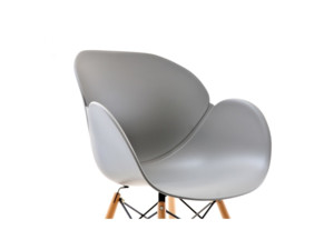 Židle Swan Wood grey