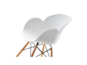 Židle Swan Wood white