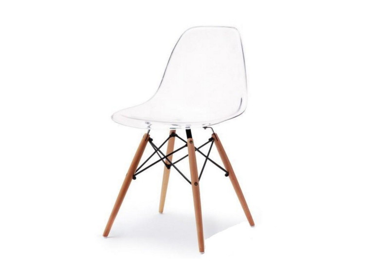Židle MPC Wood - transparentní