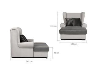 Křeslo Deluxe Longchair