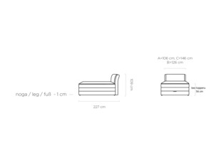 Postel Boxspring Amalfi (120)