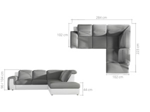 Akce - Sedací souprava rohová Panama L