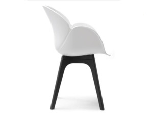 Židle Swan DSX bílo-černá