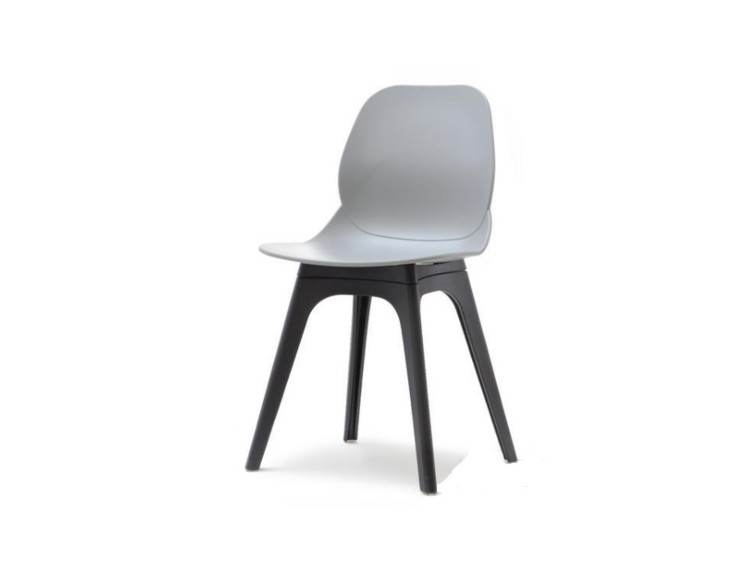 Židle Leaf DSX šedo-černá