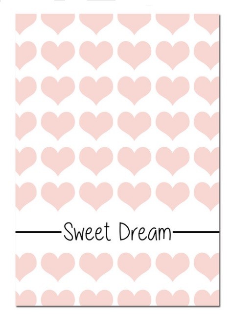 Plakát Sweet Dream 20 x 25 cm  - poslední kus