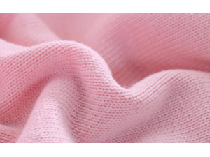 Pletený polštářek Králíček - růžový