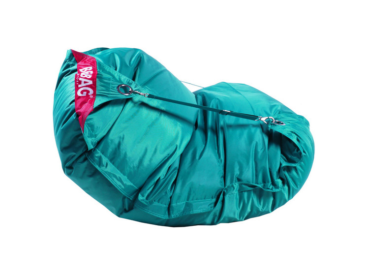 Sedací pytel 189x140 comfort s popruhy sea green