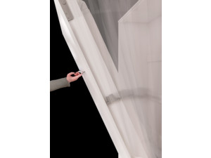 Výklopná postel Concept Pro CP-01p (140) - bílý lesk