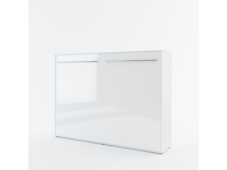 Výklopná postel Concept Pro CP-04p (140) - bílý lesk