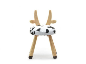 Dřevěná židlička pro děti - kravička