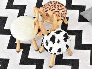 Dřevěná židlička pro děti - ovečka