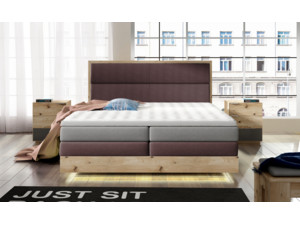 Postel Boxspring Trento s Led osvětlením  (180)