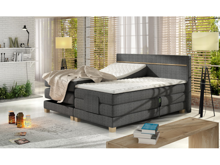 Postel Boxspring Nordic (180) s elektrickým polohováním