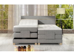 Postel Boxspring Nordic (140) s elektrickým polohováním