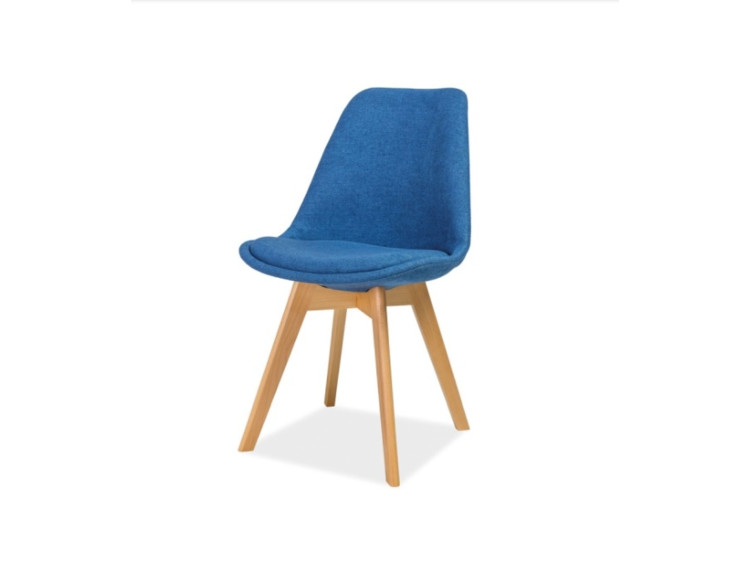 Jídelní židle Dior - modrá/ buk