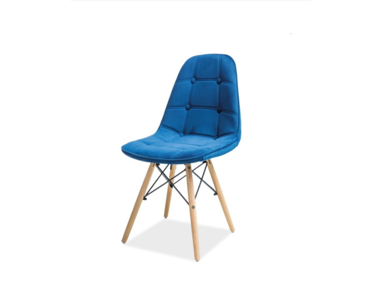 Jídelní židle Axel III - modrý velvet