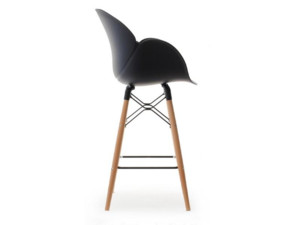 Barová židle Swan Wood black