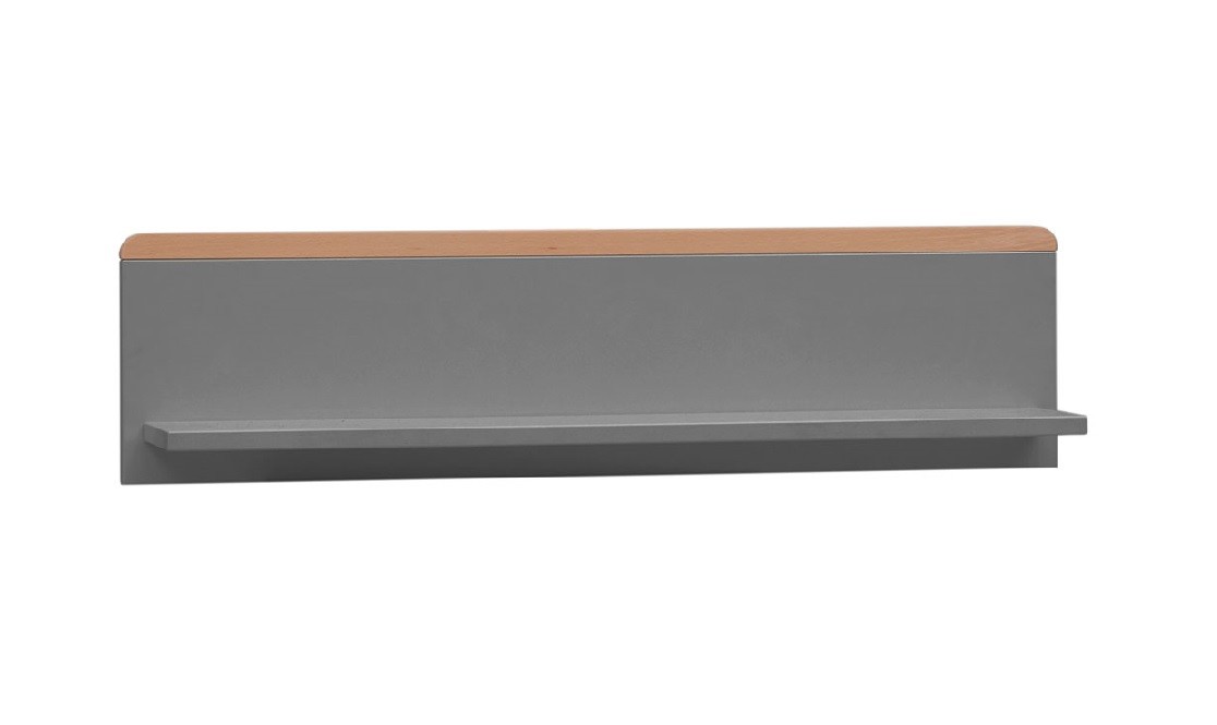 Postýlka Pinio Snap 60 x 120 cm - tmavě šedá/buk