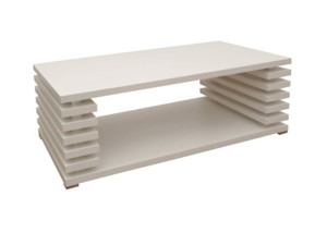 Konferenční stolek bílý mat výška 52 cm
