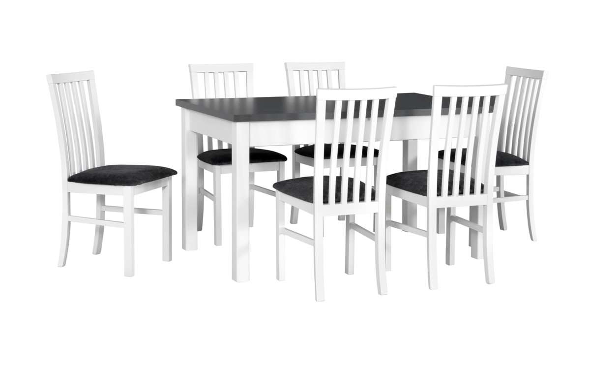 Jídelní stůl Modena I, 6x židle Milano I