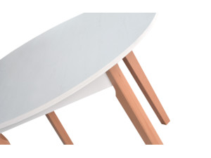 Jídelní stůl Oslo II - Ø100, 4 x židle Milano I