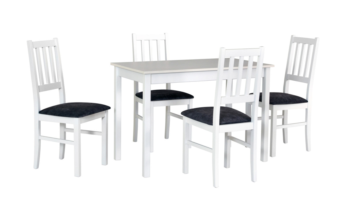 Jídelní stůl Max II, 4x židle Boss IV