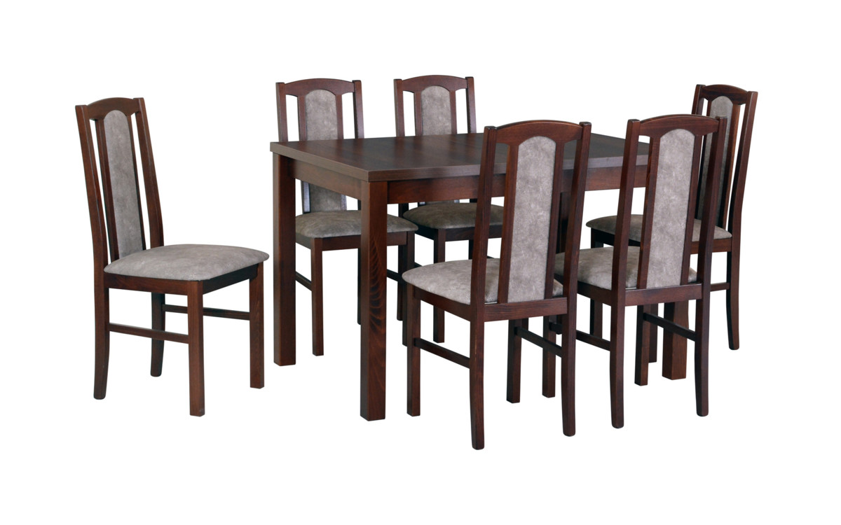 Jídelní stůl Max V, 6x židle Boss VII