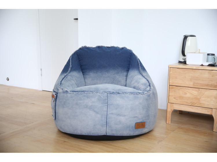 Sedací vak Jeans Chair blue