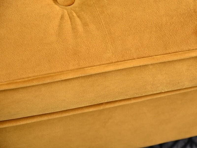 Podnožka Malmo - velur medový