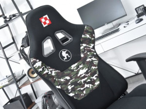 Křeslo pro hráče Army černo zelené