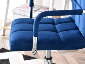 Otočná židle Elis modrá