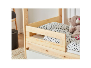 Sada 2 dřevěných zábran Pinio Simple na postel 160x70 cm