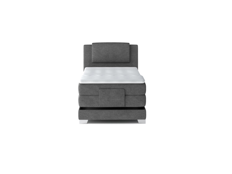 Akce - Postel Boxspring Wave (100) s elektrickým polohováním + topper