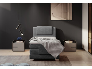 Akce - Postel Boxspring Wave (100) s elektrickým polohováním + topper