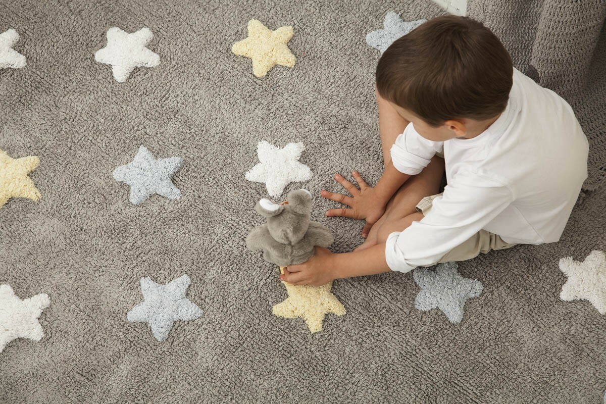 Bavlněný koberec barevné hvězdičky Lorena Canals - Stars I